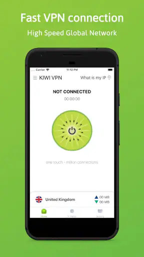Kiwi VPN Đổi IP Vào Mạng Nhanh screenshot