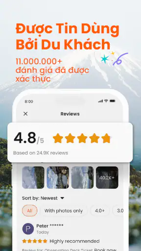 Klook: Du Lịch & Trải Nghiệm screenshot