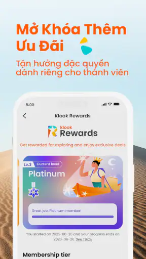 Klook: Du Lịch & Trải Nghiệm screenshot