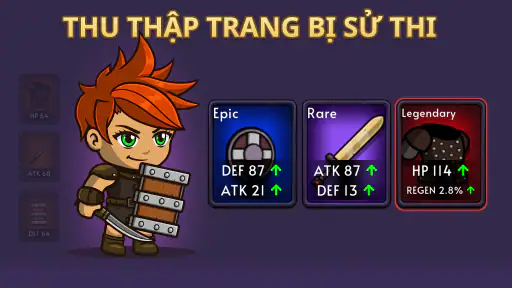 Knight Hero Adventure idle RPG screenshot