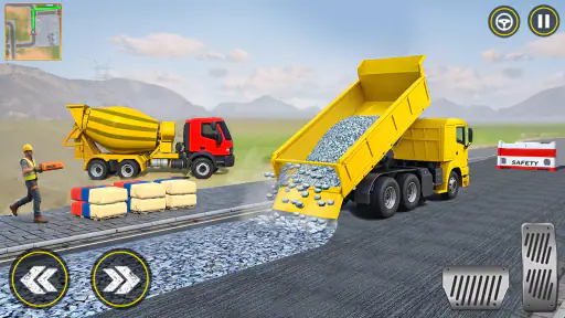 lái máy xúc trò chơi xây dựng screenshot