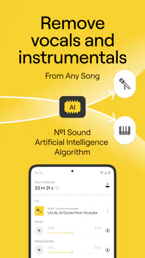 LALAL.AI: AI Vocal Remover screenshot