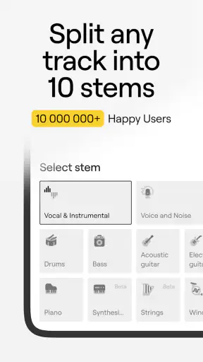LALAL.AI: AI Vocal Remover screenshot