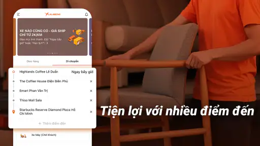 Lalamove: Giao hàng, Di chuyển screenshot