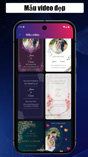 Làm Thiệp Cưới Video HD screenshot