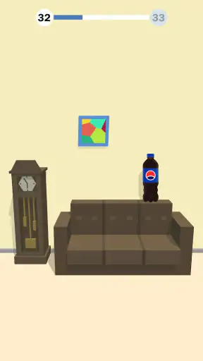 Lật chai 3D — Chạm và nhảy screenshot