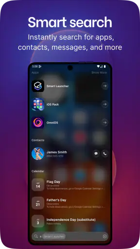 Launcher OS 27 : Liquid Glass screenshot