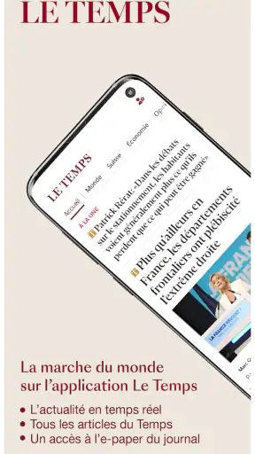 Le Temps, actualités et info screenshot