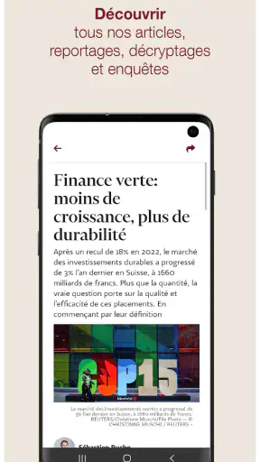 Le Temps, actualités et info screenshot