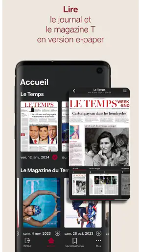 Le Temps, actualités et info screenshot