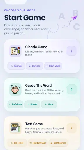 LexUp – Học từ vựng tiếng Anh screenshot