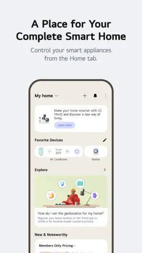 LG ThinQ screenshot