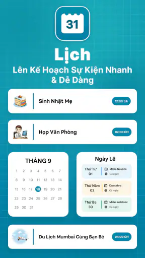 Lịch screenshot