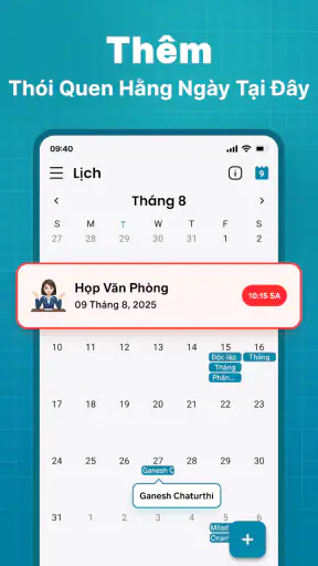 Lịch screenshot