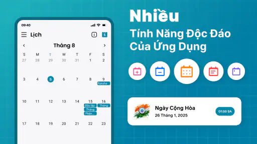 Lịch screenshot