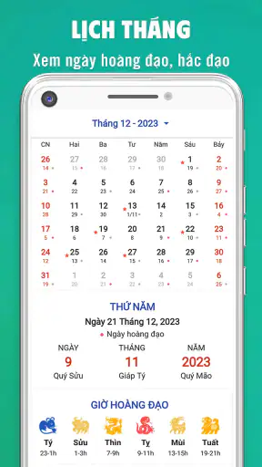 Lịch Âm 2023 - Lịch Vạn Niên screenshot