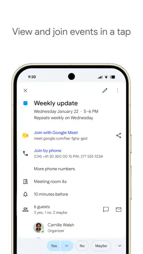 Lịch Google screenshot