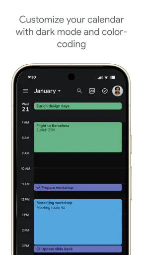 Lịch Google screenshot