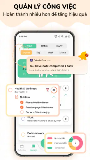 Lịch Lập Kế Hoạch Hàng Ngày screenshot