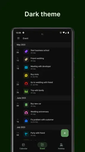 Lịch nghỉ lễ screenshot