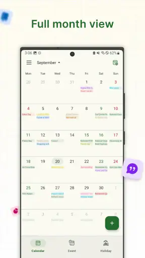 Lịch nghỉ lễ screenshot