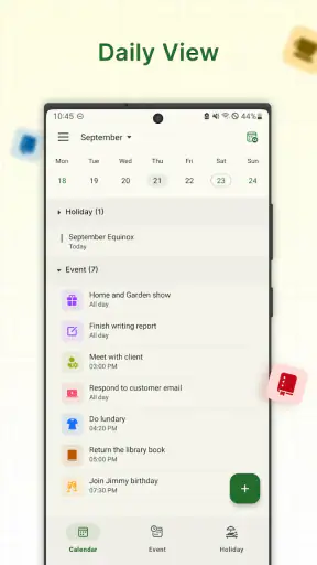 Lịch nghỉ lễ screenshot