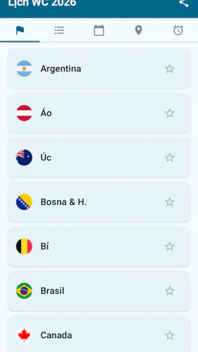 Lịch thi đấu World Cup 2026 screenshot