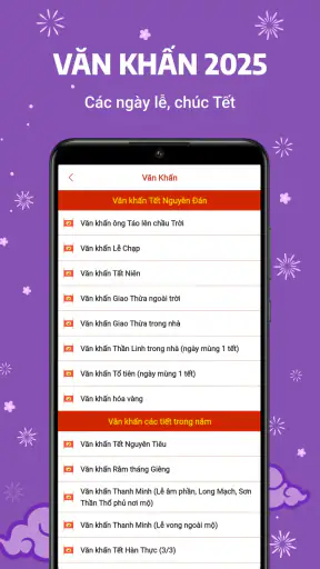 Lịch Vạn Niên - Lịch Âm 2025 screenshot