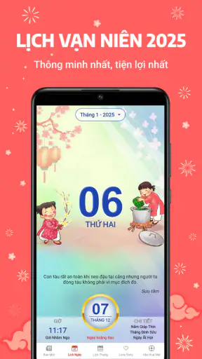 Lịch Vạn Niên - Lịch Âm 2025 screenshot