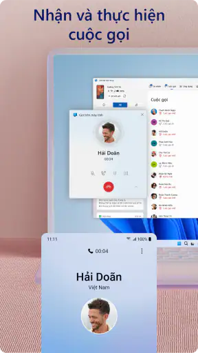 Liên kết với Windows screenshot