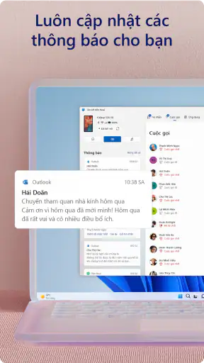 Liên kết với Windows screenshot