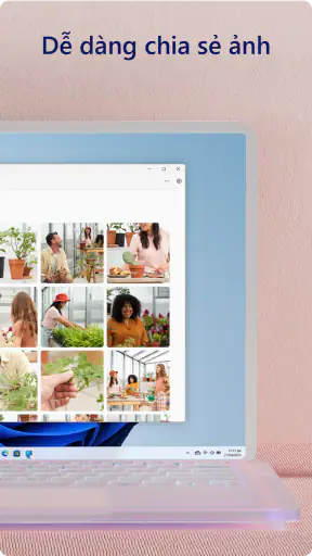 Liên kết với Windows screenshot