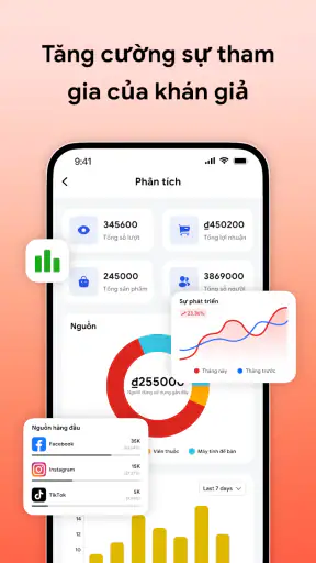 Linkbio - Link in bio tree App screenshot