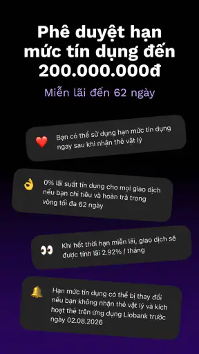Liobank: Ngân hàng số screenshot