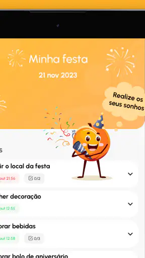 Lista de Convidados e Festas screenshot