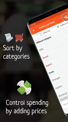 Listic - Shopping List Shared screenshot