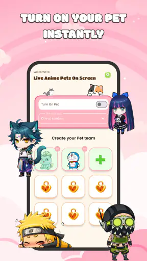 Live Anime Pets On Screen screenshot
