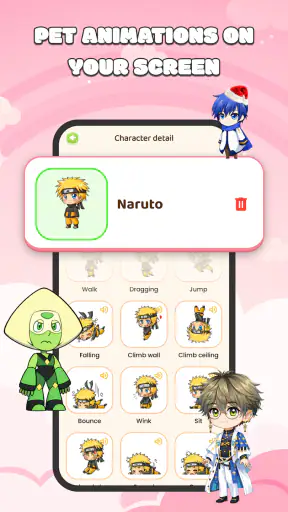 Live Anime Pets On Screen screenshot