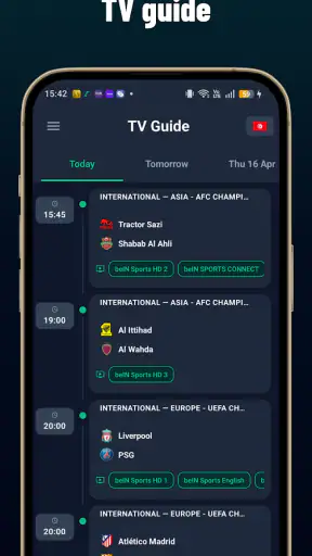 Live Foot On TV - Live Channel screenshot