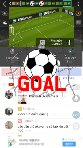 LIVE Score - Tỷ số cực nóng screenshot