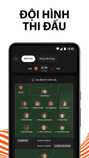 LiveScore: Tỷ số trực tiếp screenshot