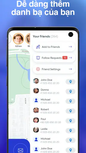 Looka - Tìm gia đình và bạn bè screenshot