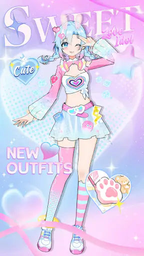 Love Idol: K-pop Trang điểm screenshot