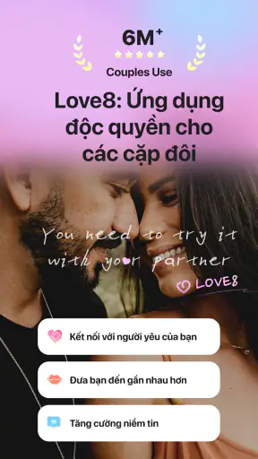 Love8 - Ứng dụng cho cặp đôi screenshot