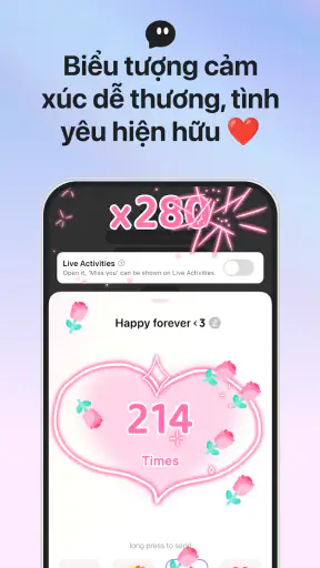 Love8 - Ứng dụng cho cặp đôi screenshot