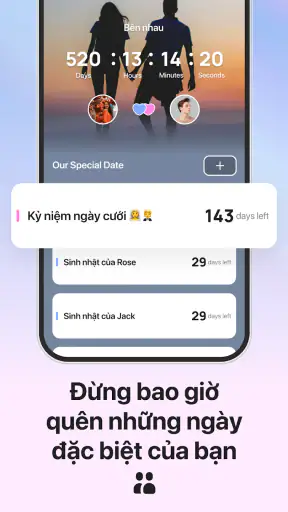 Love8 - Ứng dụng cho cặp đôi screenshot