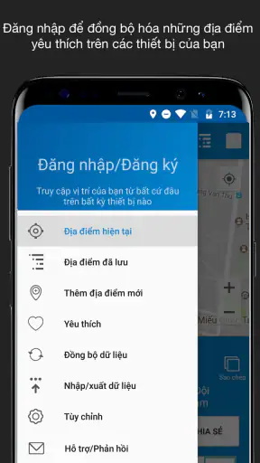 Lưu vị trí GPS screenshot