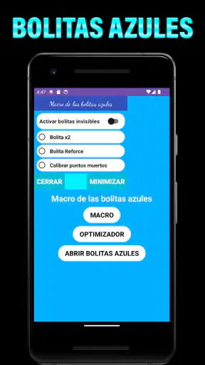 Macro de las Bolitas Azules screenshot