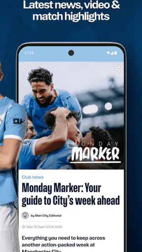 Manchester City Official App screenshot