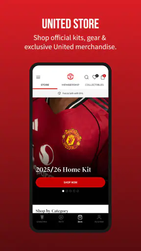 Manchester United Official App screenshot